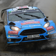 Mads Ostberg and co-driver Ola Floene competing for the M-Sport World Rally Team at the FIA World Rally Championship’s Wales Rally GB event in Great Britain on Friday. Photo credit: Shaun Botterill/Getty Images